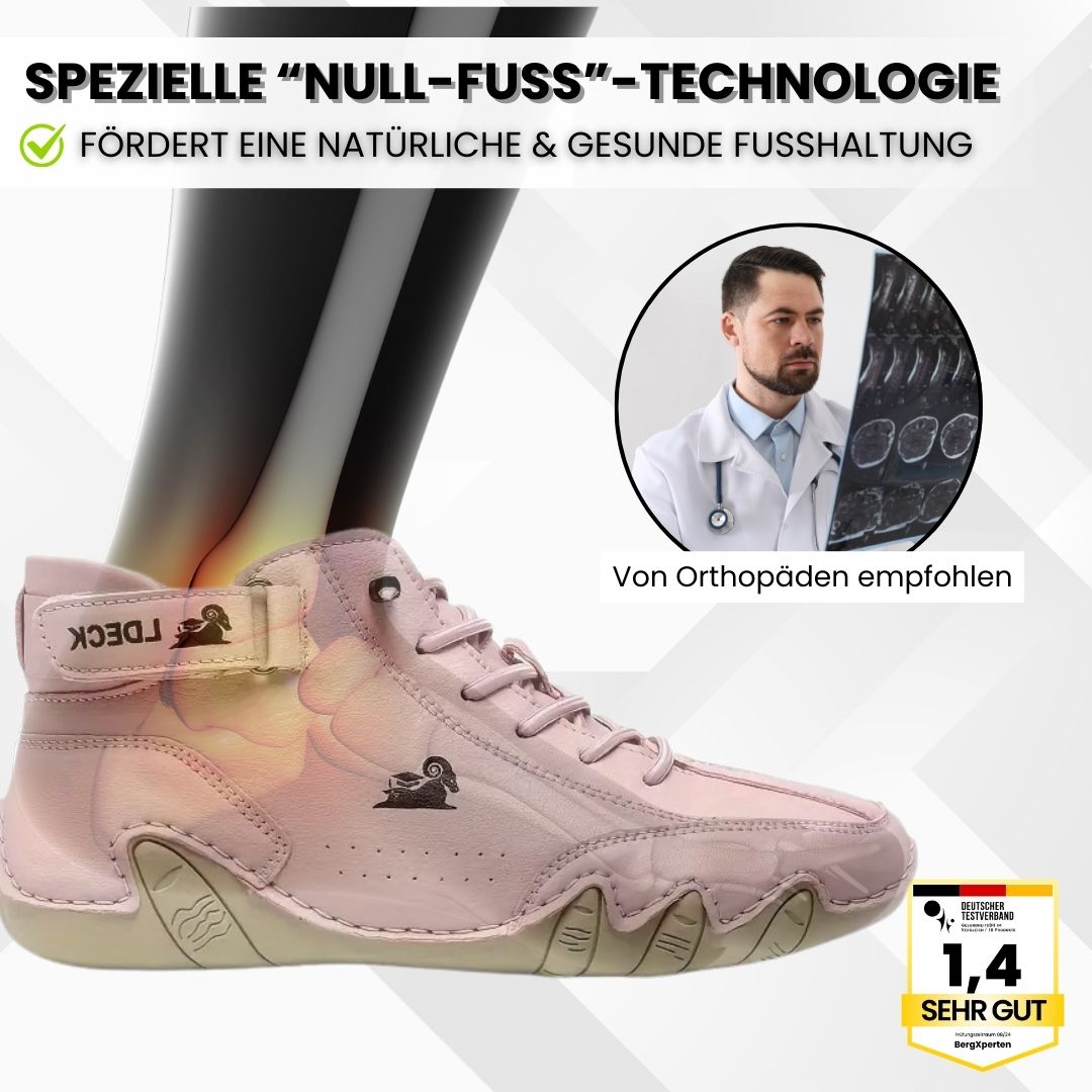 Brave DE™-ergonomischer, wasserdichter & schmerzlindernder Leder-Barfußschuh für das Frühjahr - Sonderaktion 1+1 Gratis