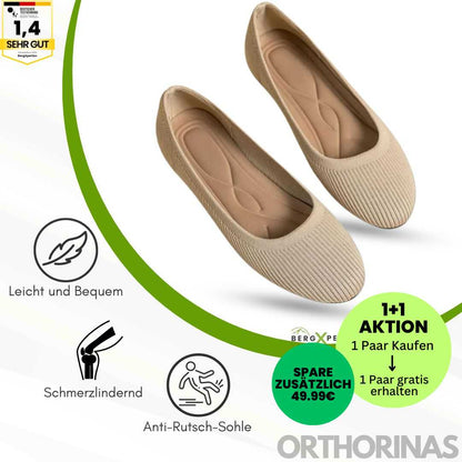 Brave DE™ - ergonomische schmerzlindernde Ballerinas - Sonderaktion 1+1 Gratis