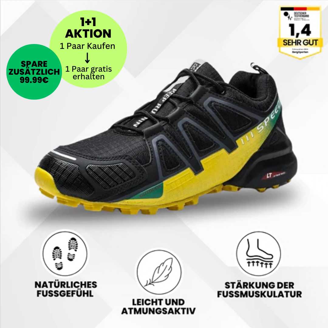 Brave DE™- ergonomische schmerzlindernde Trekking u.- Wanderschuhe (2025) - Sonderaktion 1+1 Gratis