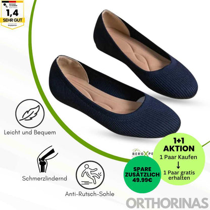 Brave DE™ - ergonomische schmerzlindernde Ballerinas - Sonderaktion 1+1 Gratis