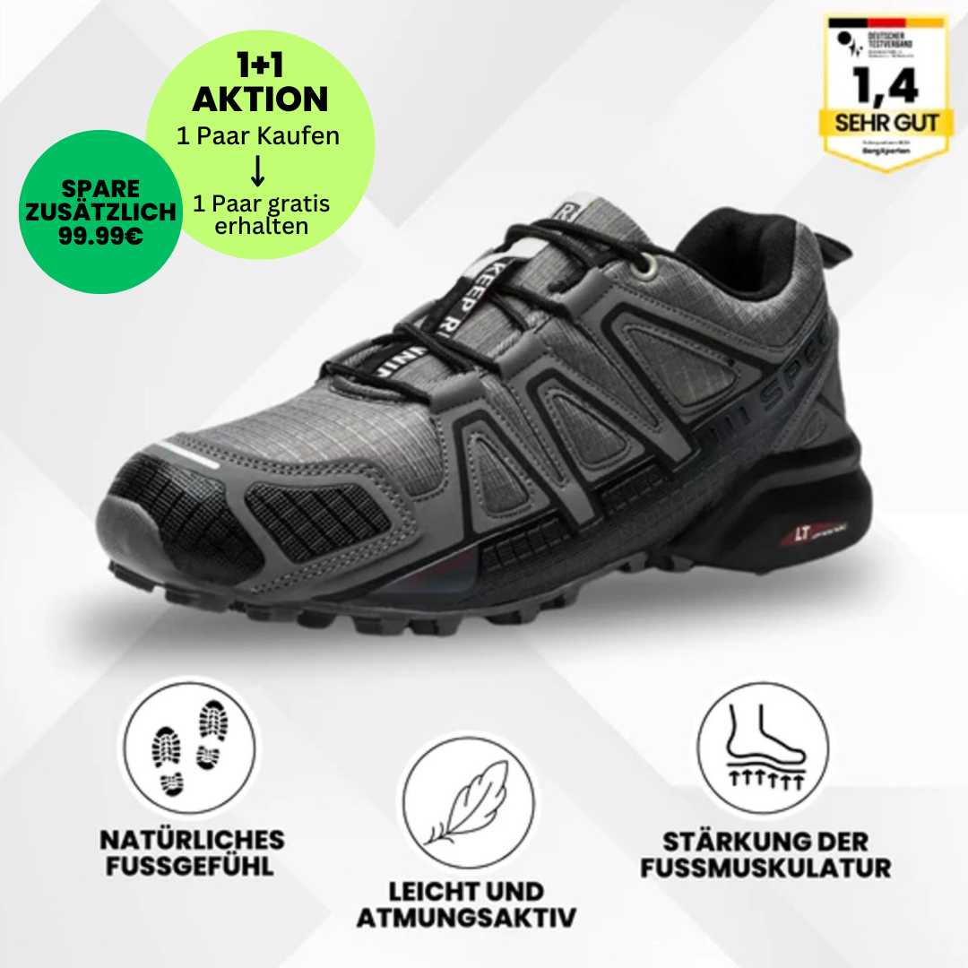 Brave DE™- ergonomische schmerzlindernde Trekking u.- Wanderschuhe (2025) - Sonderaktion 1+1 Gratis