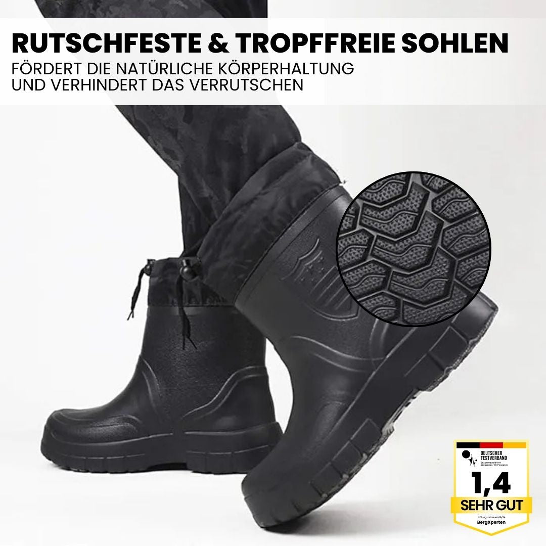 Brave DE™ - ergonomische, rutschfeste & wasserdichte Thermo-Regenstiefel für den Winter