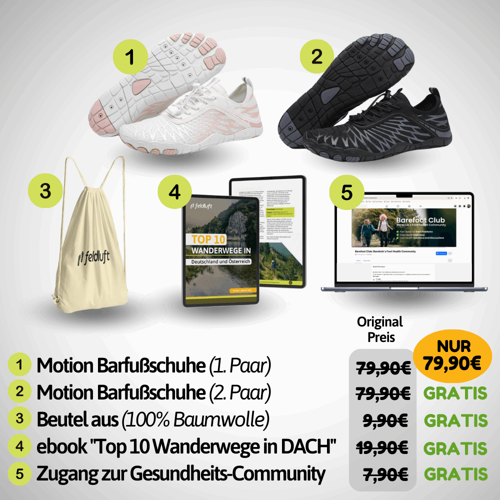 Brave DE™ - Gesunde & rutschfeste Alltags-Barfußschuhe (1+1 GRATIS)