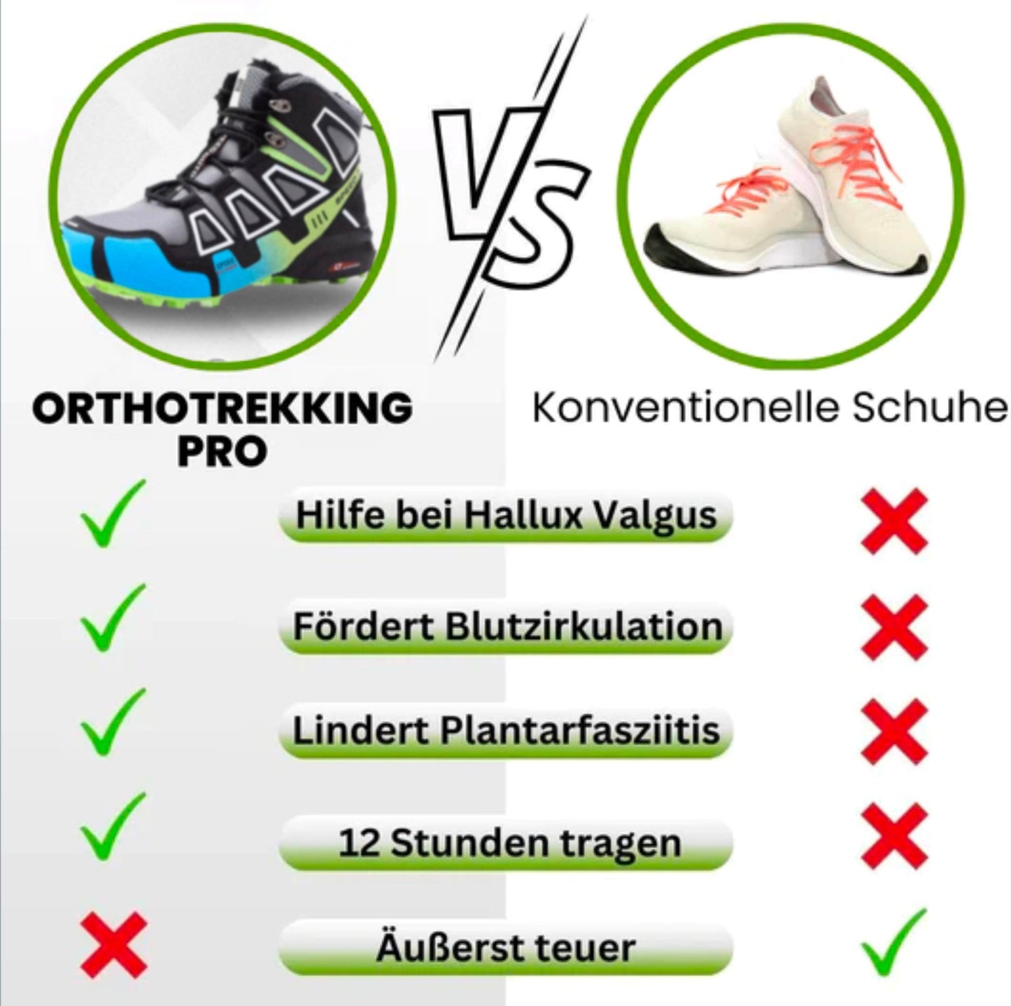 Brave DE™ - ergonomische schmerzlindernde Trekking u.-Wanderschuhe  - Sonderaktion 1+1 Gratis