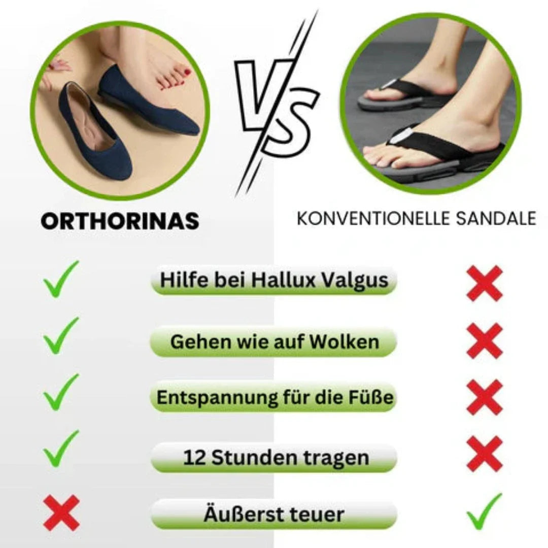 Brave DE™ - ergonomische schmerzlindernde Ballerinas - Sonderaktion 1+1 Gratis