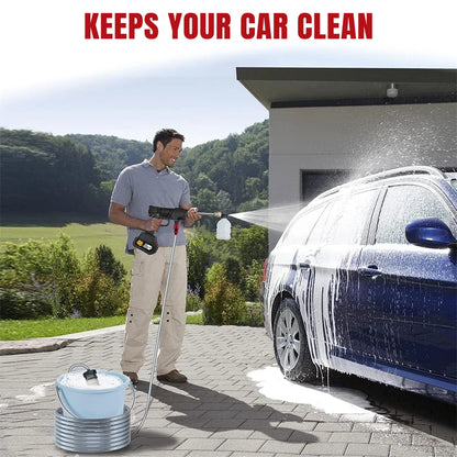 Cordless High Pressure Water Spray Gun (+2 FREE Batteries)