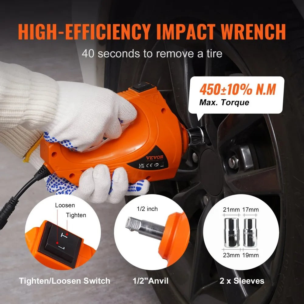 Portable Electric Car Jack Kit