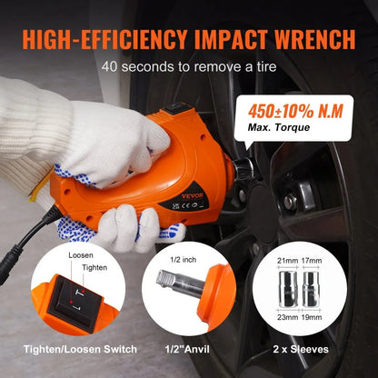 Portable Electric Car Jack Kit